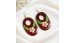 Hot Sale Painting Wood Earrings Handmade Design